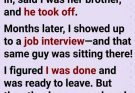 I once pretended to be a stranger’s brother to protect her… months later, I walked into a job interview and discovered fate had been quietly waiting for me