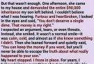 💔 My son died at 32, and I thought his widow was trying to steal the last piece of him from me. But when she revealed a secret he’d hidden for years, everything I believed shattered in an instant. The truth about his sacrifices, his marriage, and the inheritance left me in tears—and taught me a lesson I’ll never forget. 😢👇