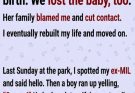 Seven years after losing my wife and unborn son, I saw my former mother-in-law in the park… and the little boy beside her had my wife’s smile—and a secret that changed my life forever.”