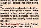 She thought the past was buried… until his new wife asked the one question she never expected. 💔📱✨