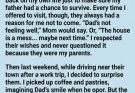 She sacrificed everything to save her “dying” father… until one surprise visit exposed the devastating lie waiting inside their home. 💔🏠✨