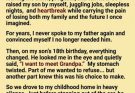 My father threw me out at 18 for getting pregnant… but when my son met him years later and pulled a hidden letter from his backpack, the truth waiting inside shattered decades of pride and regret.