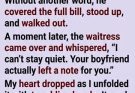 He planned a romantic surprise—but one moment at dinner changed everything, and the truth he left behind hurt more than the bill.
