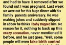 My husband joked that I baby-trapped him in front of his whole family… but his mom’s response left the entire table silent.