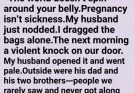 I was eight months pregnant and completely unsupported by my husband—but the nightmare truly began with a violent knock on our door the next morning.