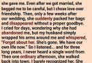 She disappeared for three years after warning me not to trust my husband. When she finally came back, the truth she carried destroyed my marriage in a single afternoon.
