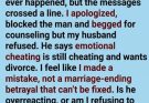 It was only texts. Nothing physical happened.” That’s what I told myself—until my husband said, “You gave someone else the part of you I thought was mine.