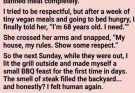 One secret BBQ exposed the truth about respect in their family home.