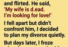 I caught my husband on a dating site saying, “My wife is dead.” I secretly planned our divorce—until he came home with an envelope that revealed the shocking reason he had lied about me.