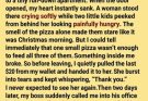 I gave a starving mother my last $20. Two days later, my boss showed me a photo that changed my life forever.