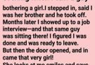 He stepped in to protect a stranger and forgot all about it. Months later, she walked into his job interview—and changed his life. ❤️