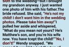 MY SON WAS REMARRYING, BUT HIS FIANCÉE REFUSED TO LET HIS 5-YEAR-OLD SON APPEAR IN THE WEDDING PHOTOS: “HE’S NOT MY CHILD!” I BROUGHT MY GRANDSON ANYWAY. AT THE RECEPTION, I RAISED MY GLASS AND SAID, “THERE’S SOMETHING EVERYONE HERE NEEDS TO KNOW…” WHAT HAPPENED NEXT CHANGED THE ENTIRE WEDDING.