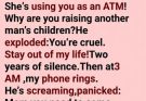 I TOLD MY SON HIS WIFE WAS USING HIM AS AN ATM AND ASKED, “WHY ARE YOU RAISING ANOTHER MAN’S CHILDREN?” HE CUT ME OFF FOR TWO YEARS. THEN AT 3 A.M., HE CALLED SCREAMING, “MOM, YOU NEED TO COME NOW!” WHEN I ARRIVED, I SAW HIS WIFE, HER THREE CHILDREN, AND A PHOTO OF A MAN WHO MADE MY BLOOD RUN COLD.