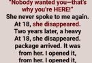 At 13, I told my adopted daughter, “Nobody wanted you.” At 20, she sent me a package containing the truth about her birth—and one sentence that broke me completely.