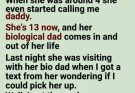 He didn’t share her DNA. He shared her childhood, her tears, her laughter—and when she asked, “Are you really my dad?” his answer proved that being a father has nothing to do with blood.