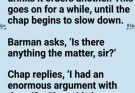 The Barman Wasn’t Prepared for His Customer’s Final Comment