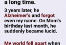 He Looked at Me Through His Tears and Confessed What Happened to My Mother